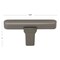 Gliderite Hardware 2-1/4 in. Center to Center Solid Flat T Knob Graphite Gray 4842-T-GPH-1 - alternate 2